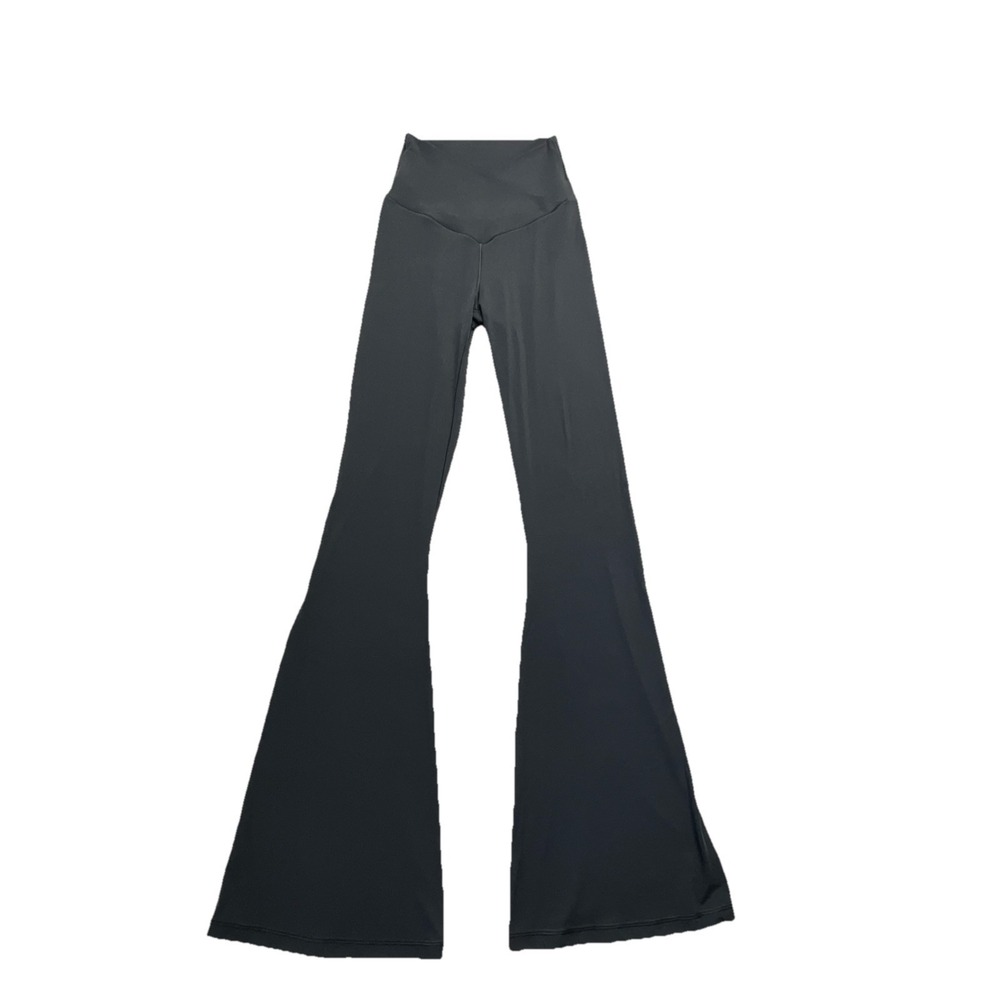 Aerie OFFLINE Real Me Flare Hi-Rise Black Pants Women's S Stretch Activewear